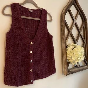 J Jill sweater vest size M